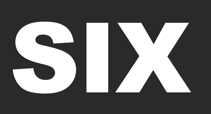 Six лого. 6 Logo. Картинка со словом Six. Word logo.