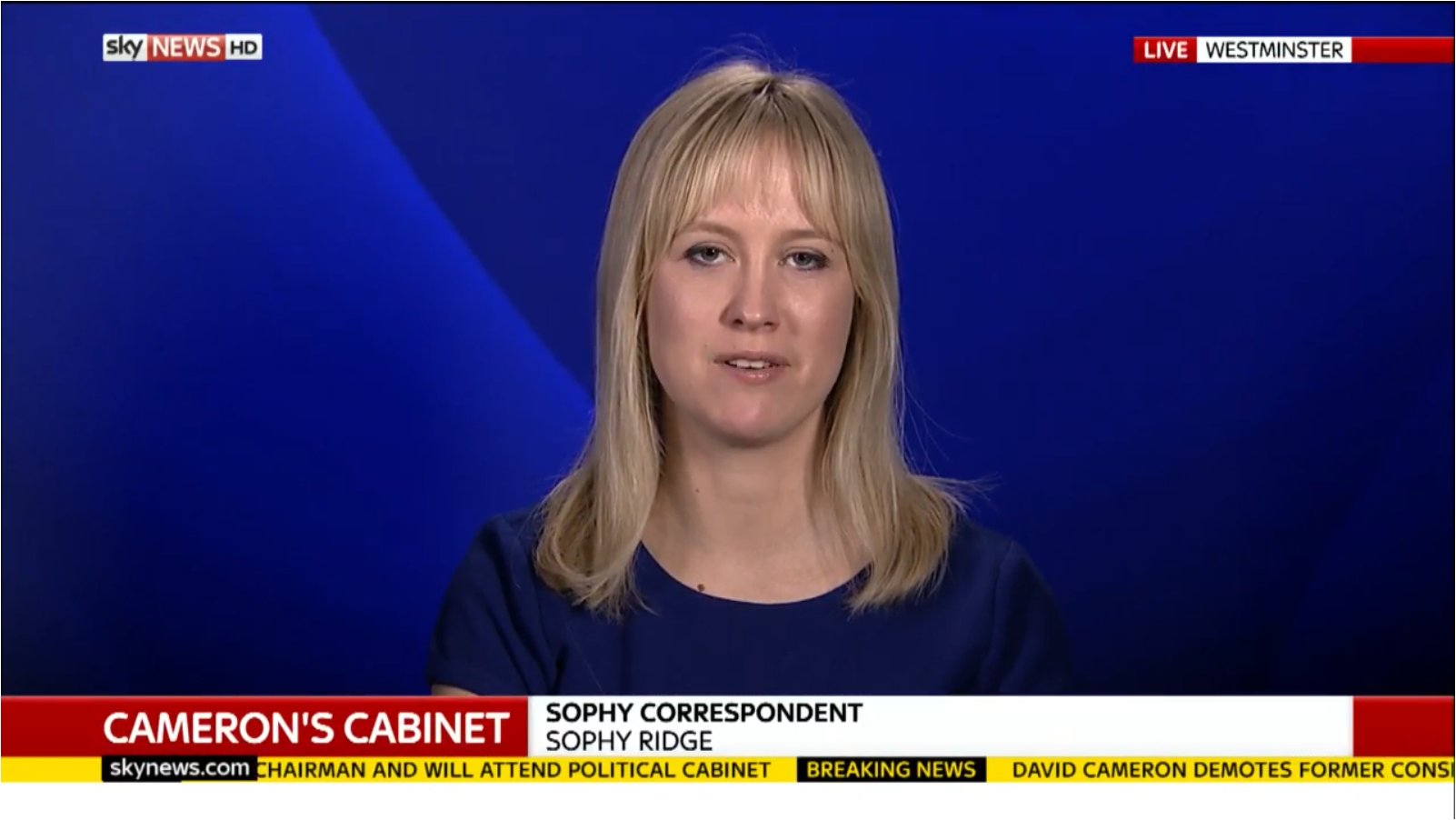 Sky News 2015 new look: Split from Sky News presentation. Including ...